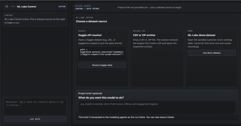 ML-Labs – screenshot 1
