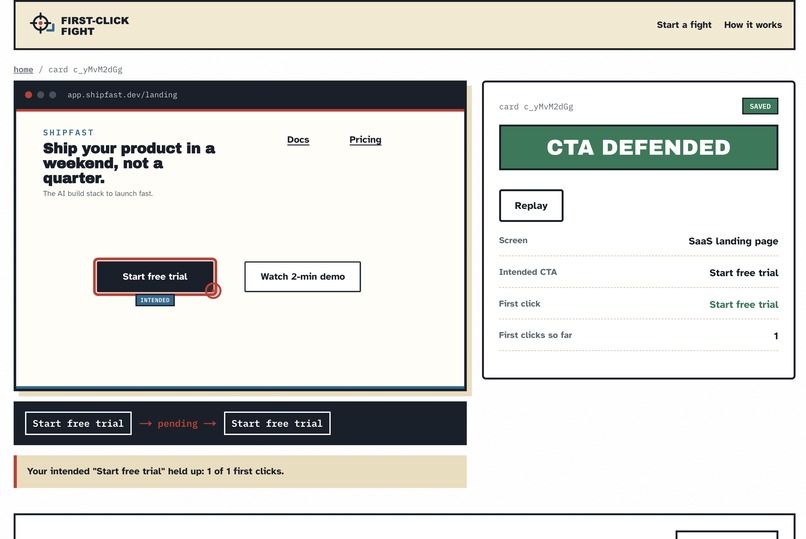 First-Click Fight – screenshot 2