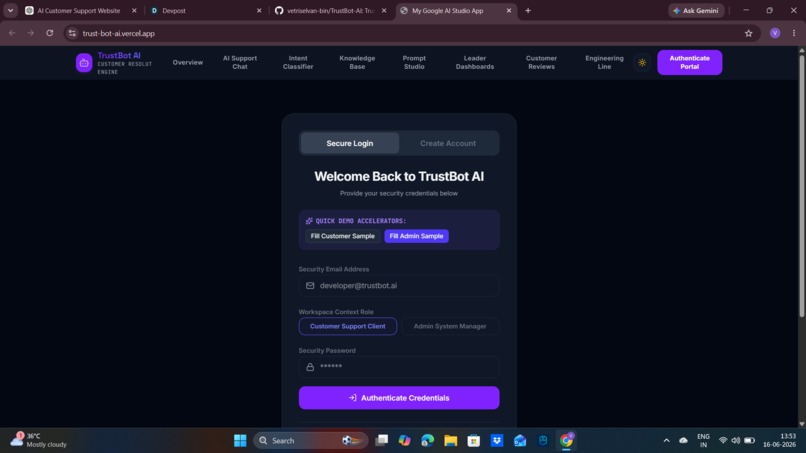 TrustBot AI – screenshot 1