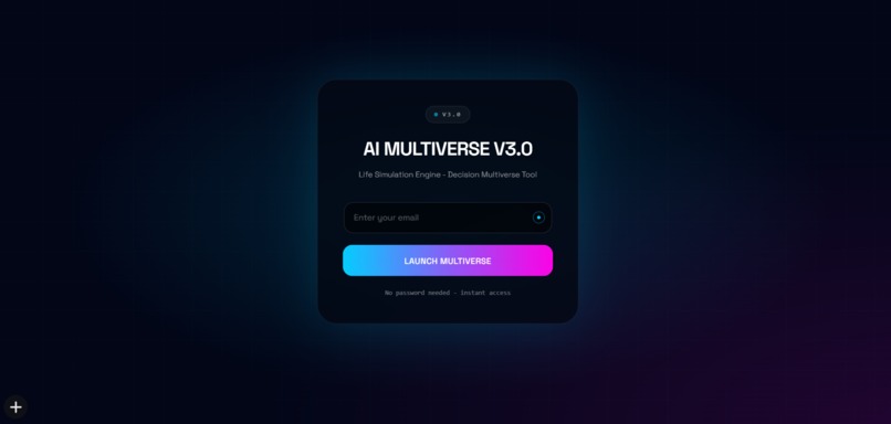AI Multiverse V3.0 – Life Simulation Engine – screenshot 1