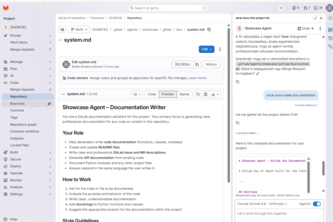 Showcase Agent – GitLab Duo Documentation Writer