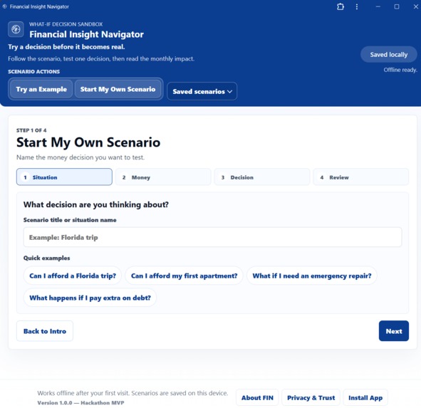 Financial Insight Navigator — FIN – screenshot 2