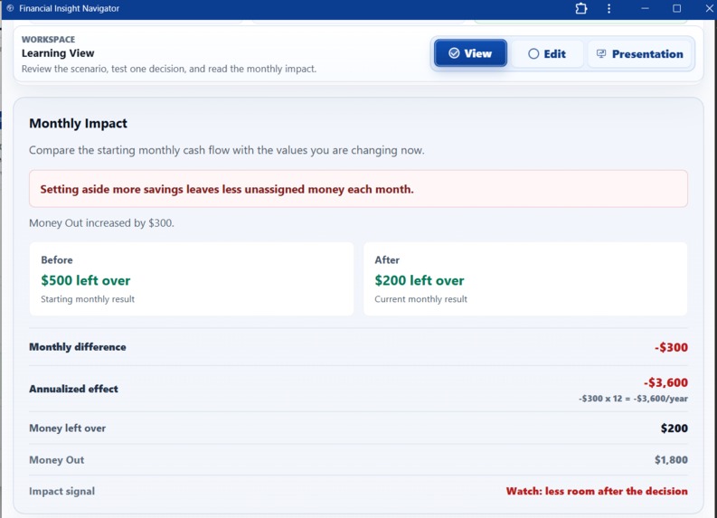 Financial Insight Navigator — FIN – screenshot 3