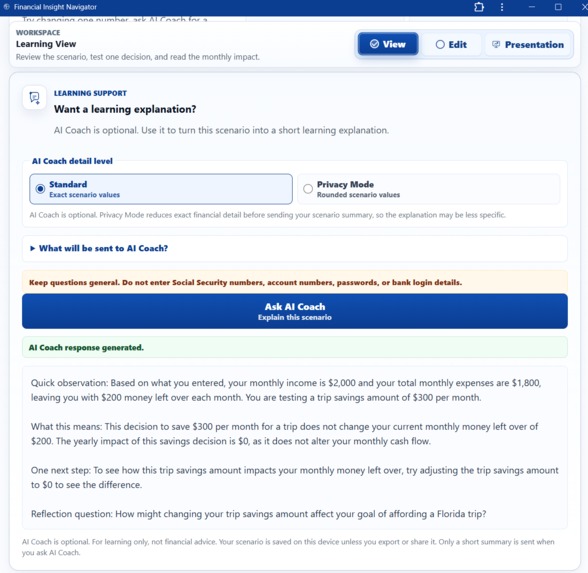 Financial Insight Navigator — FIN – screenshot 4