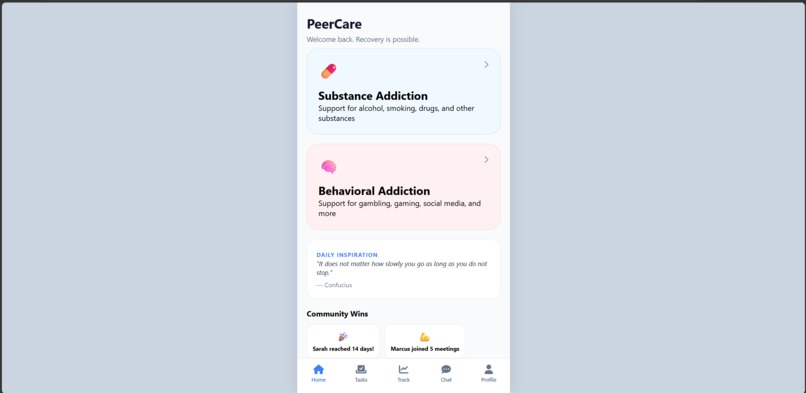 Peer Care – screenshot 2