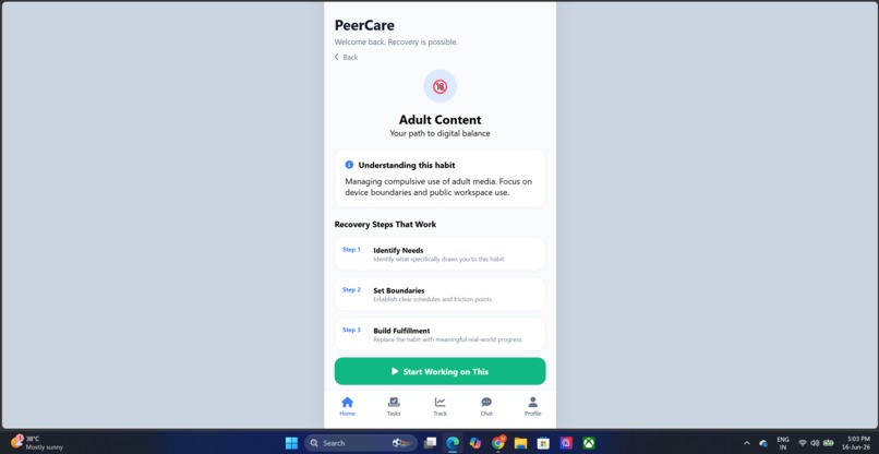 Peer Care – screenshot 6