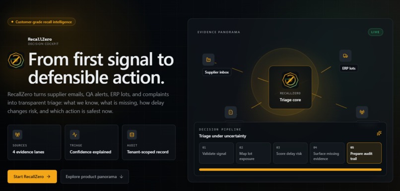 RecallZero – screenshot 1