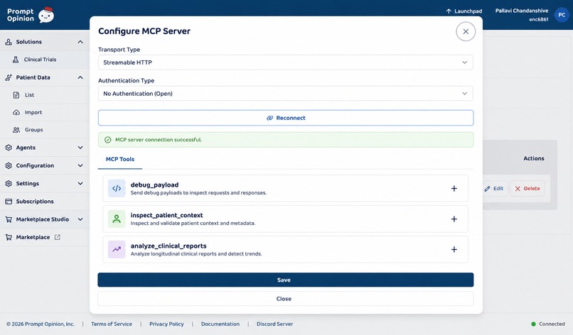 Evidence-Aware Longitudinal Clinical AI – screenshot 3