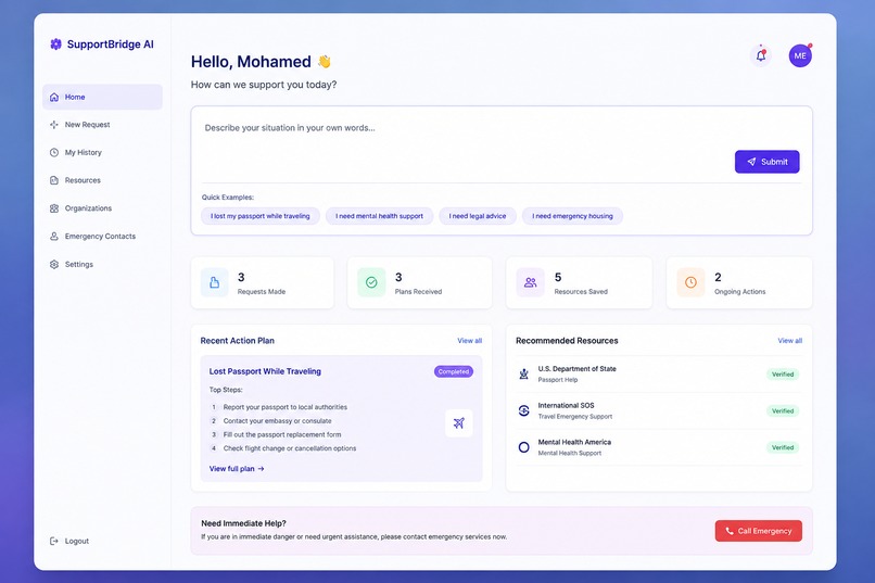 SupportBridge AI – screenshot 1