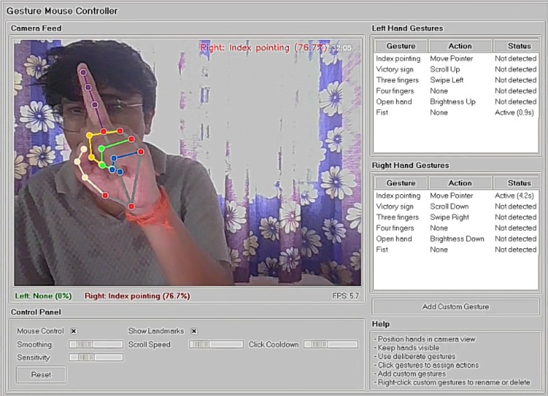 Gesture Controlled System – screenshot 2