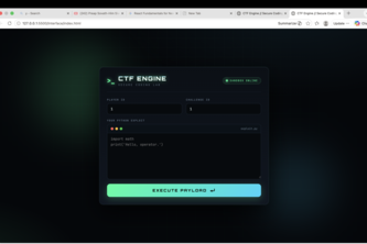 Secure Python CTF Engine