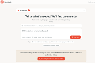 CareRoute — Case-to-Facility Referral Navigator