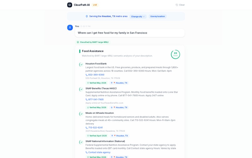 ClearPath AI – screenshot 1