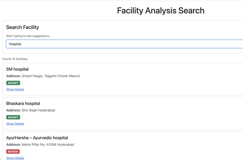 facility trust – screenshot 1