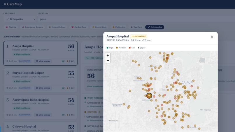 Caremap – screenshot 3