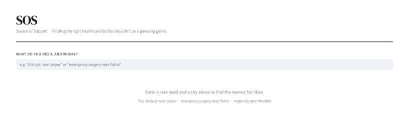 SOS - Source Of Support – screenshot 1