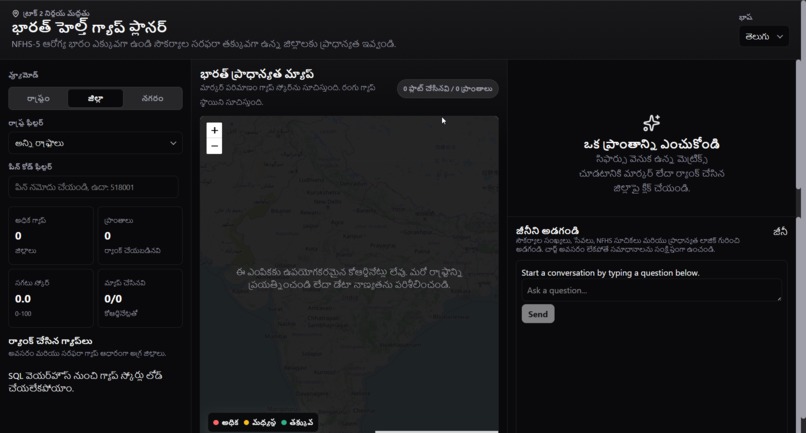 India Health Gap Planner – screenshot 3