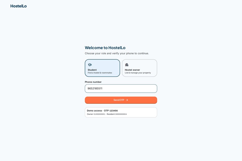 HostelLo – screenshot 2