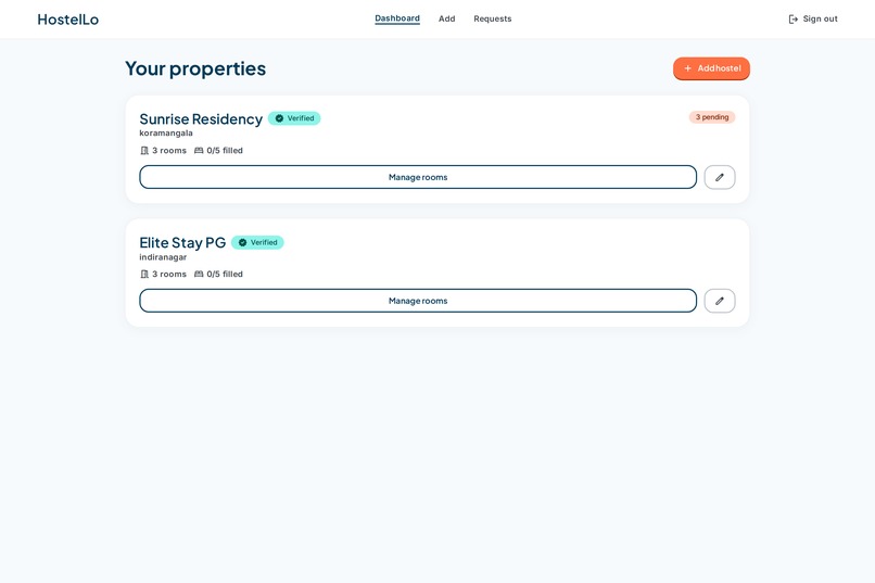 HostelLo – screenshot 7