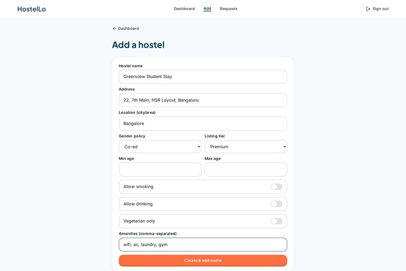 HostelLo – screenshot 8
