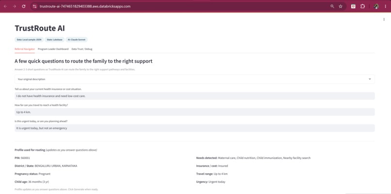 TrustRoute AI – screenshot 4