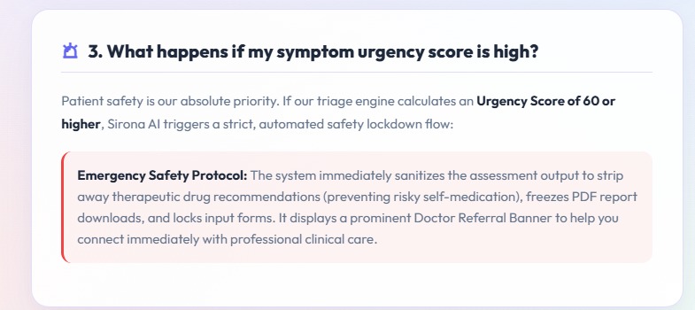 Sirona AI — Clinical Triage – screenshot 15