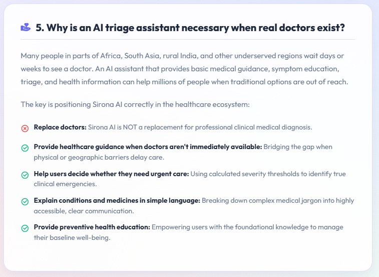 Sirona AI — Clinical Triage – screenshot 16