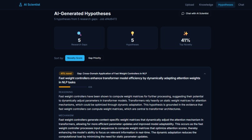 AI Scientist – screenshot 2
