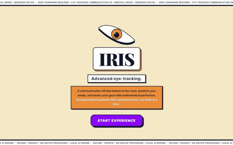 Project Iris: Edge AI AAC Platform – screenshot 3