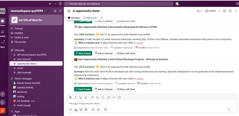 Opportunity Finder – screenshot 1