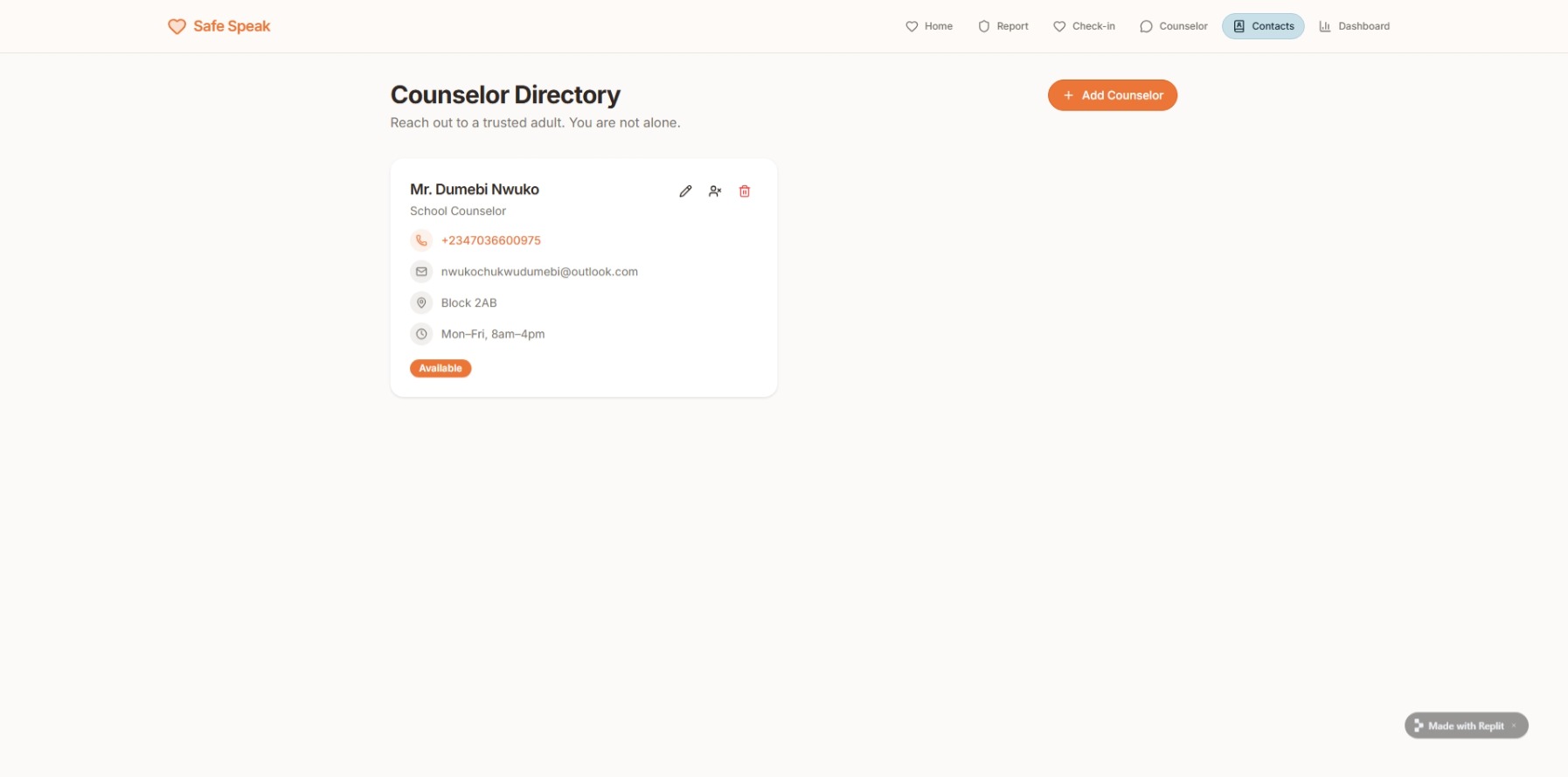 SAFE SPEAK AI | Devpost