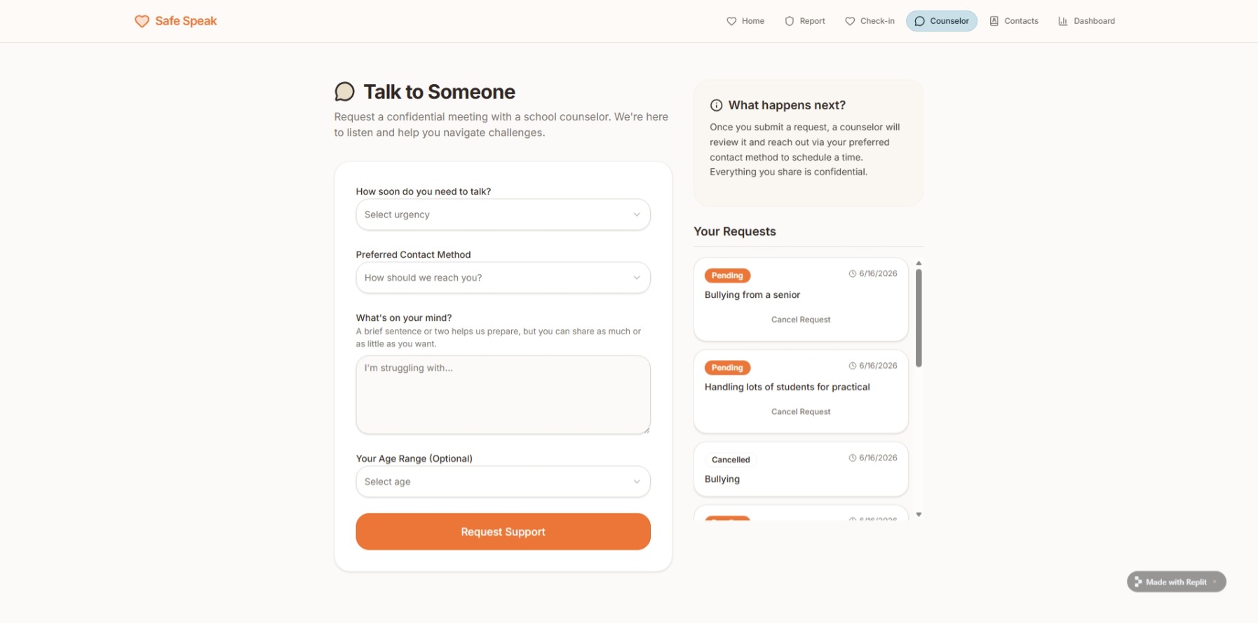 SAFE SPEAK AI | Devpost