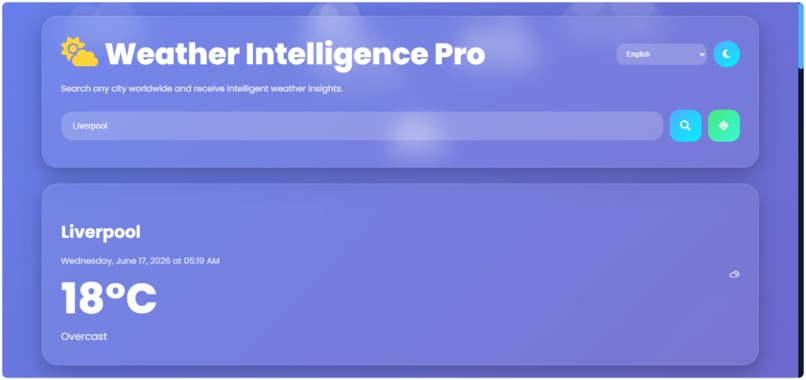 WeatherWise AI: Intelligent Weather Insights  – screenshot 2