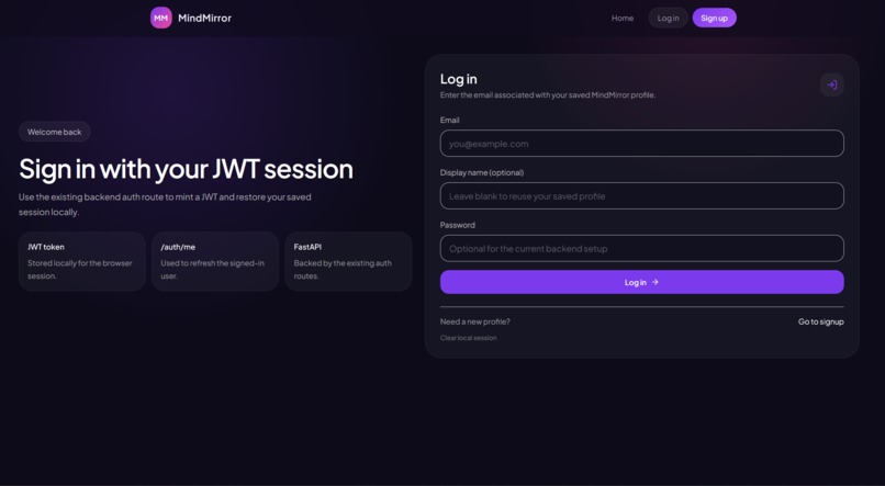 MindMirror — AI Mental Wellness Companion – screenshot 2