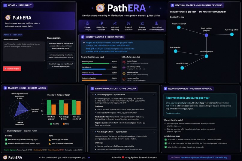 PathERA — Emotion-Aware Reasoning Assistant – screenshot 1