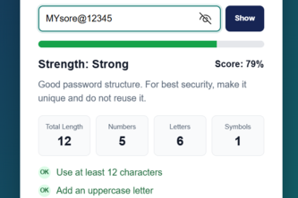 Password Strength Checker