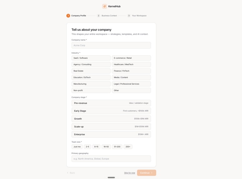 KernelHub: End-to-End AI Workspace for Modern Business – screenshot 3
