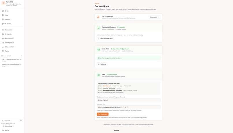 KernelHub: End-to-End AI Workspace for Modern Business – screenshot 13