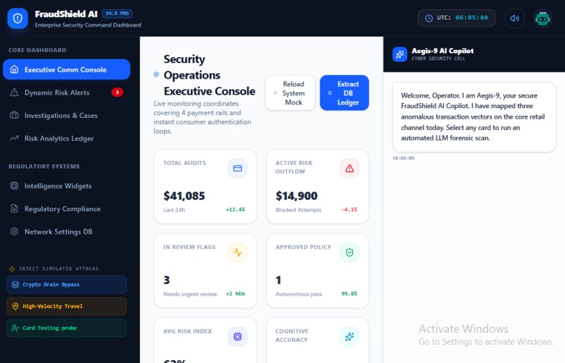FraudShield AI — Agentic Fraud Case Management Platform – screenshot 2