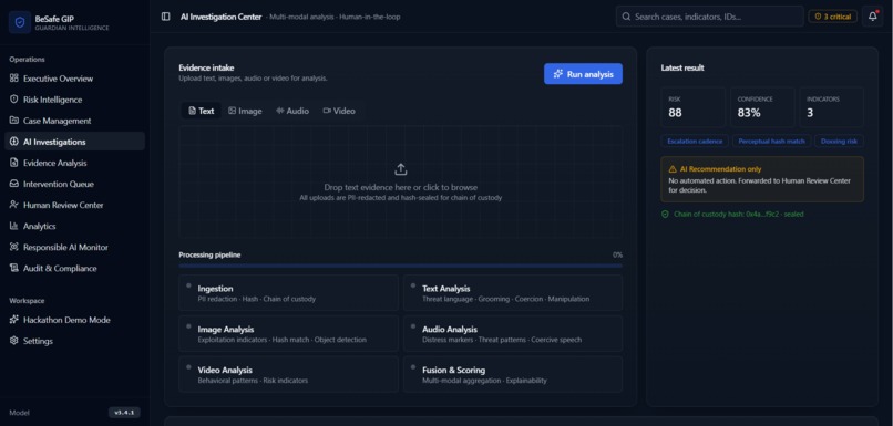 BESAFE – screenshot 4
