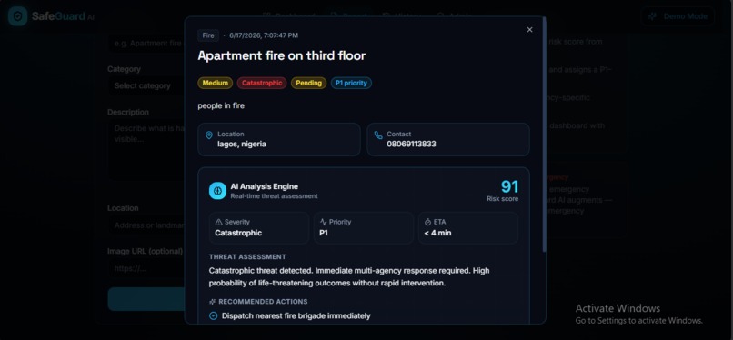 SafeGuard AI – screenshot 1