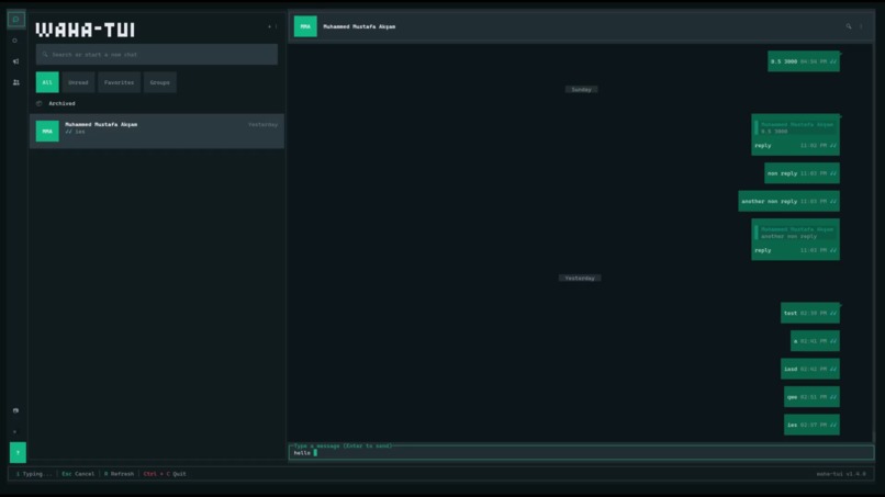 waha-tui – screenshot 1