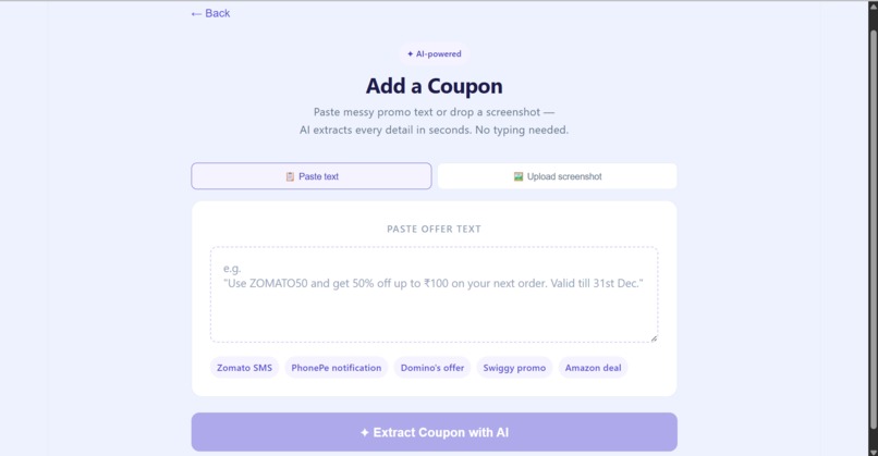 CouponVault – screenshot 2