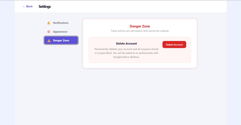 CouponVault – screenshot 10
