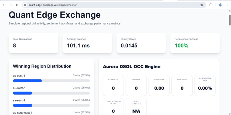Quant Edge Exchange – screenshot 3