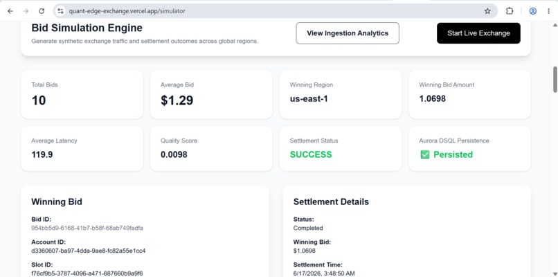 Quant Edge Exchange – screenshot 4