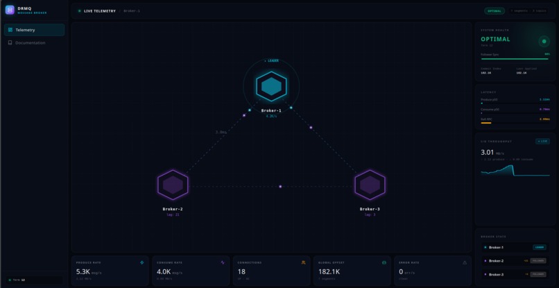 Distributed Reliable Message Queue – screenshot 1