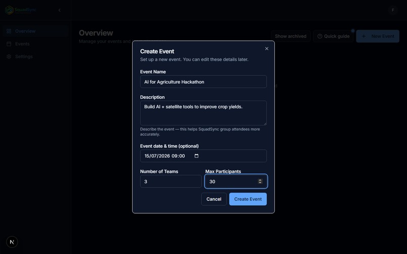 SquadSync – screenshot 2