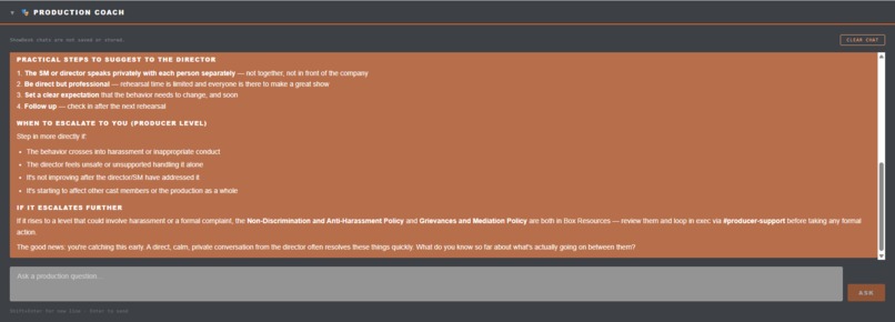 GT ShowDesk — AI Production Management for Theater – screenshot 6