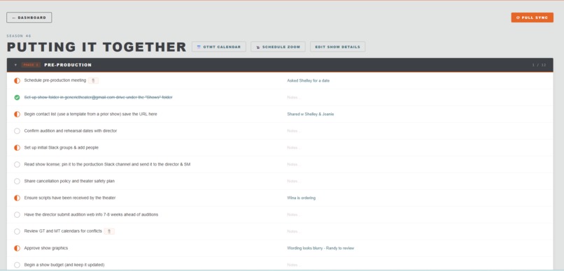 GT ShowDesk — AI Production Management for Theater – screenshot 4